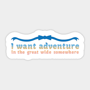 Beauty's Adventure Sticker
